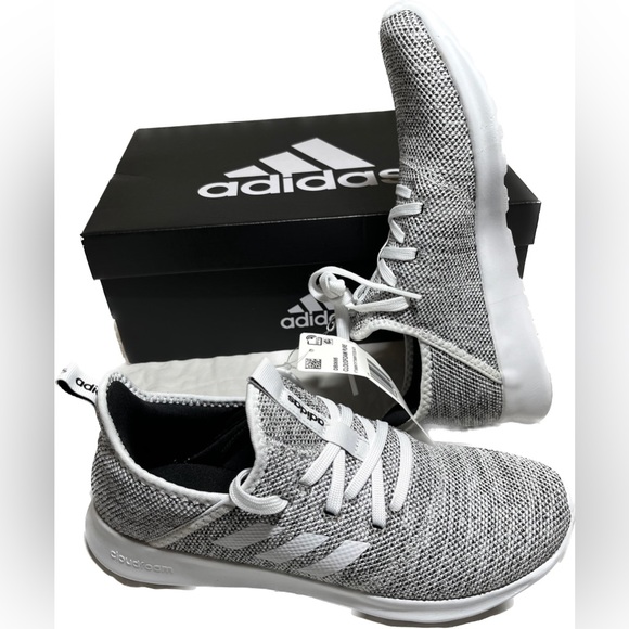 NWT Adidas Cloudfoam, Pure 2.0 Grey Running Shoes Women’s Size 9 - Picture 1 of 5